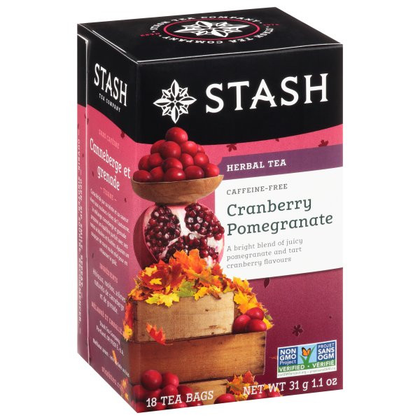 STASH CRANBRY/POM TEA ( 6 X 18 BAG )