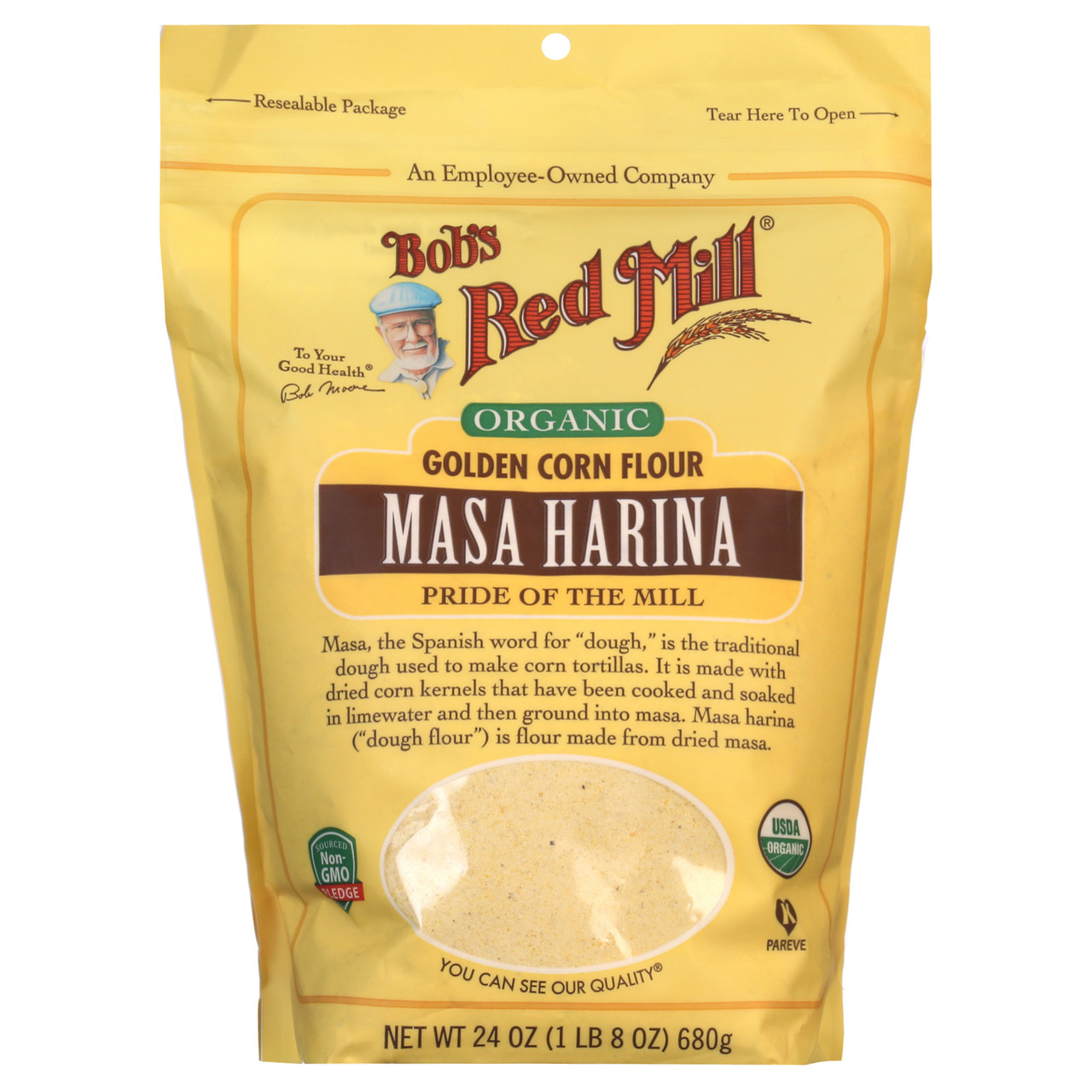 OG2 BOBS MASA CORN FOUR ( 4 X 24 OZ )
