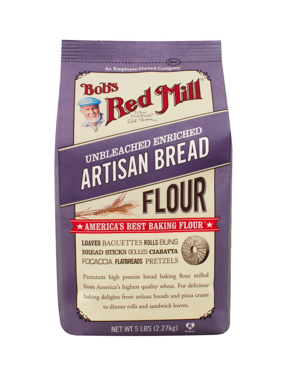 BOBS ARTISAN BREAD FLOUR ( 4 X 5 LB   )