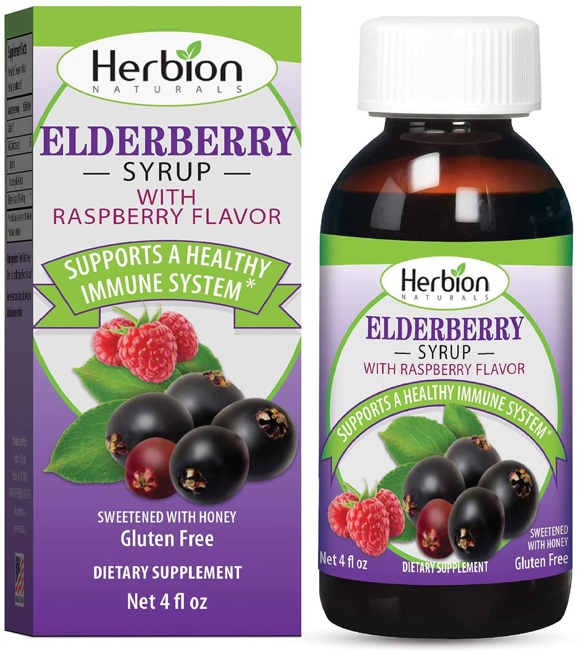 H.N. ELDERBERRY SYRUP ( 1 X 4 OZ )