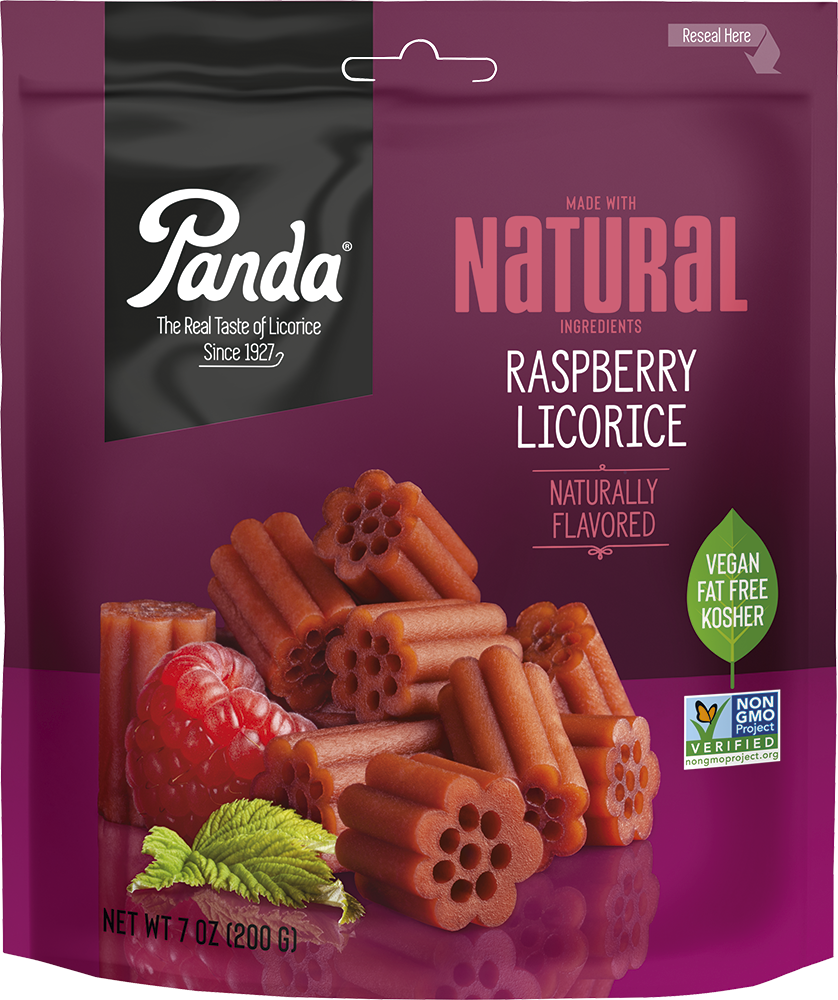 PDA RASP LICORICE CHEWS ( 8 X 7 OZ   )