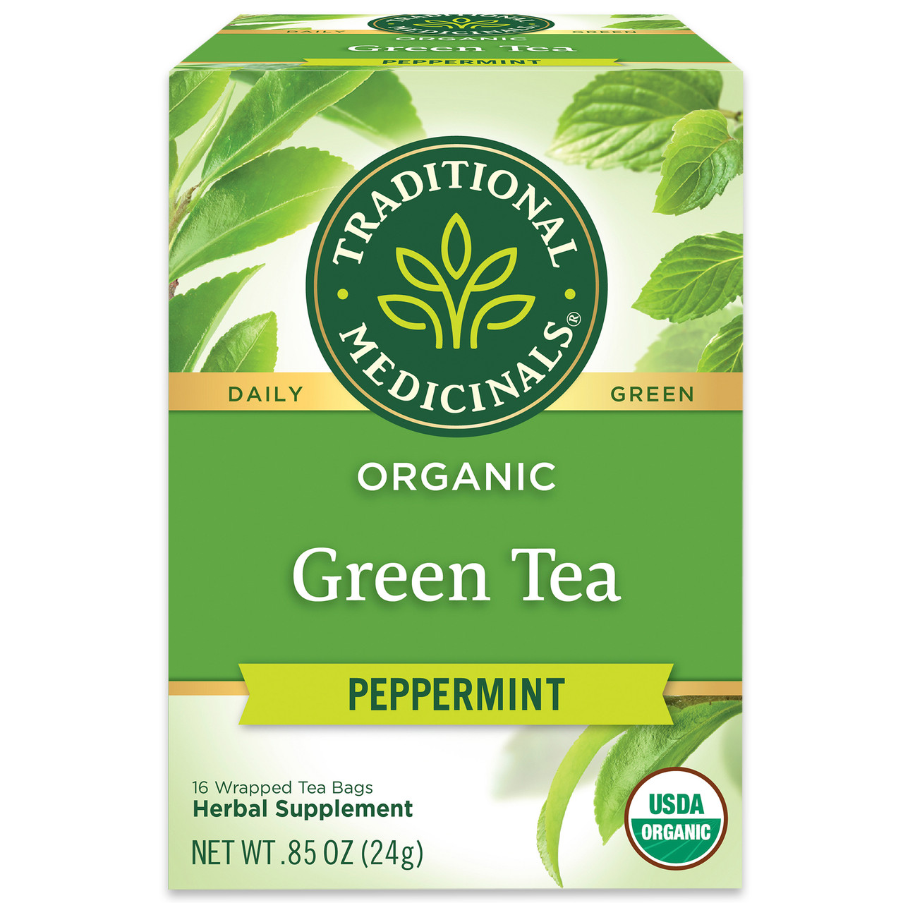 OG2 TM GRN TEA PEPPERMNT ( 6 X 16 BAG )