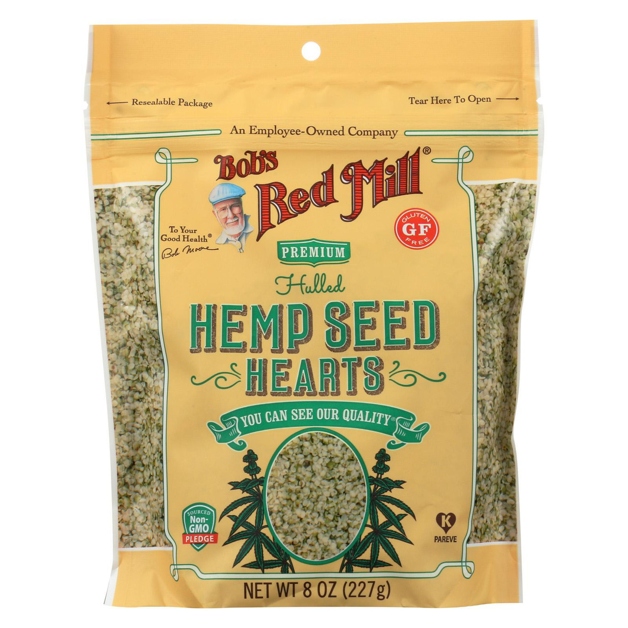 BOBS SEEDS HEMP HULLED ( 5 X 8 OZ   )