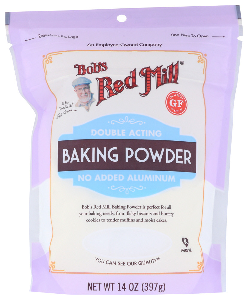 BOBS BAKING POWDER ( 4 X 14 OZ )