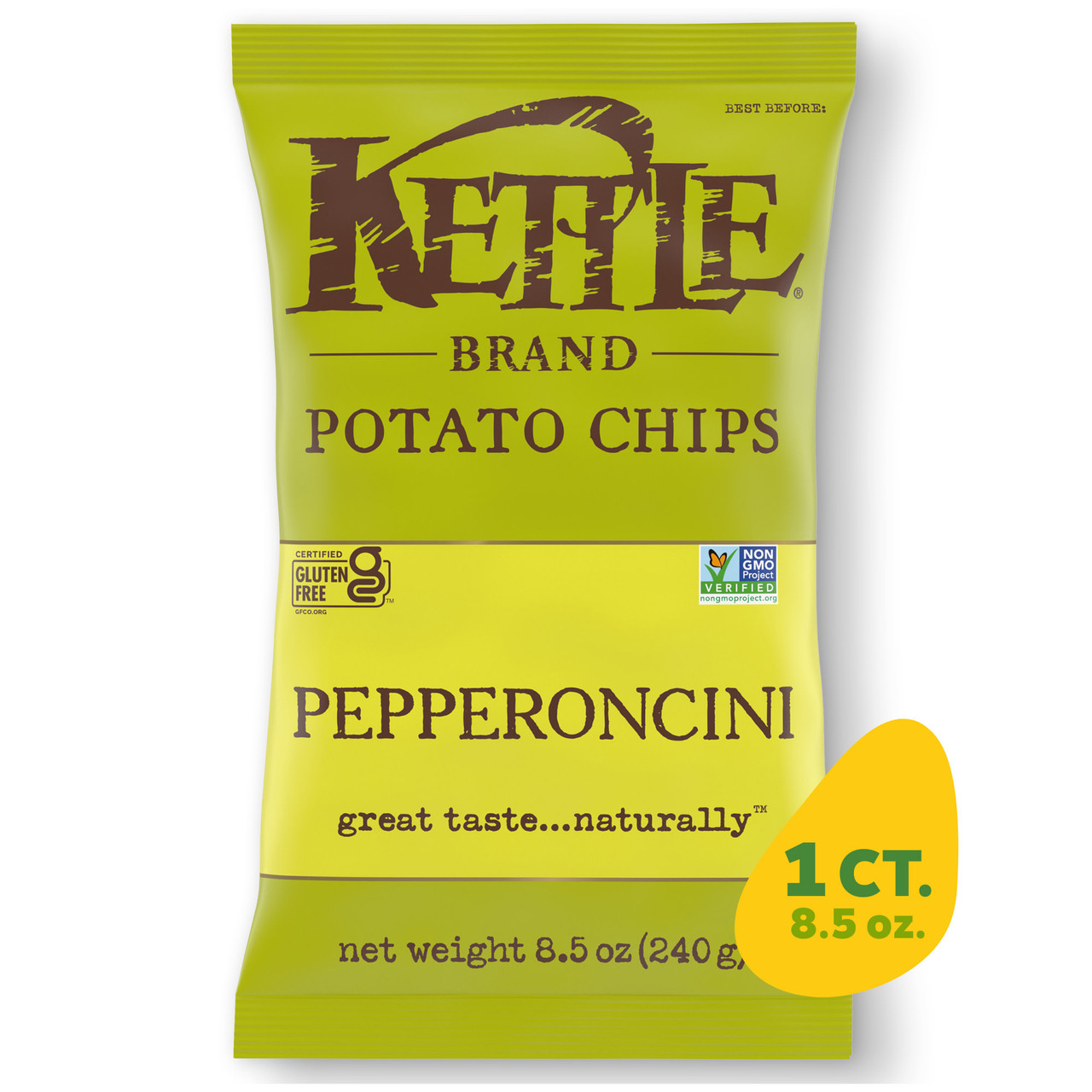 KETTLE PEPPCINI POT CHIP ( 12 X 8.5 OZ   )