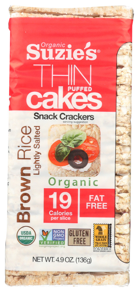 Suzie's Thin Pffd Rice Sltd (12x4.9OZ )