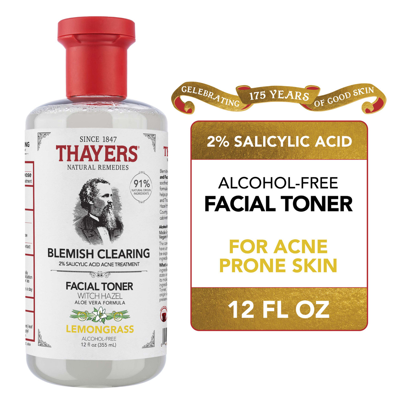 THAYER BLMSH TONER LEMON ( 1 X 12 OZ )