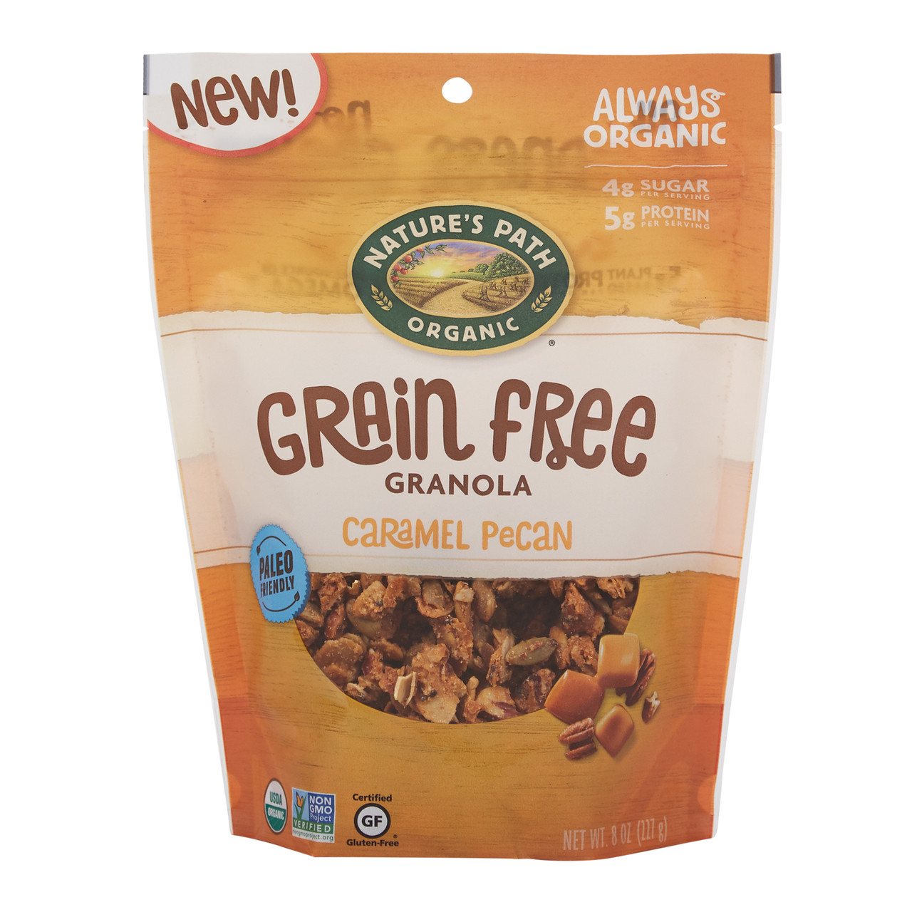 OG2 NP GRN CARAMEL PECAN ( 6 X 8 OZ )