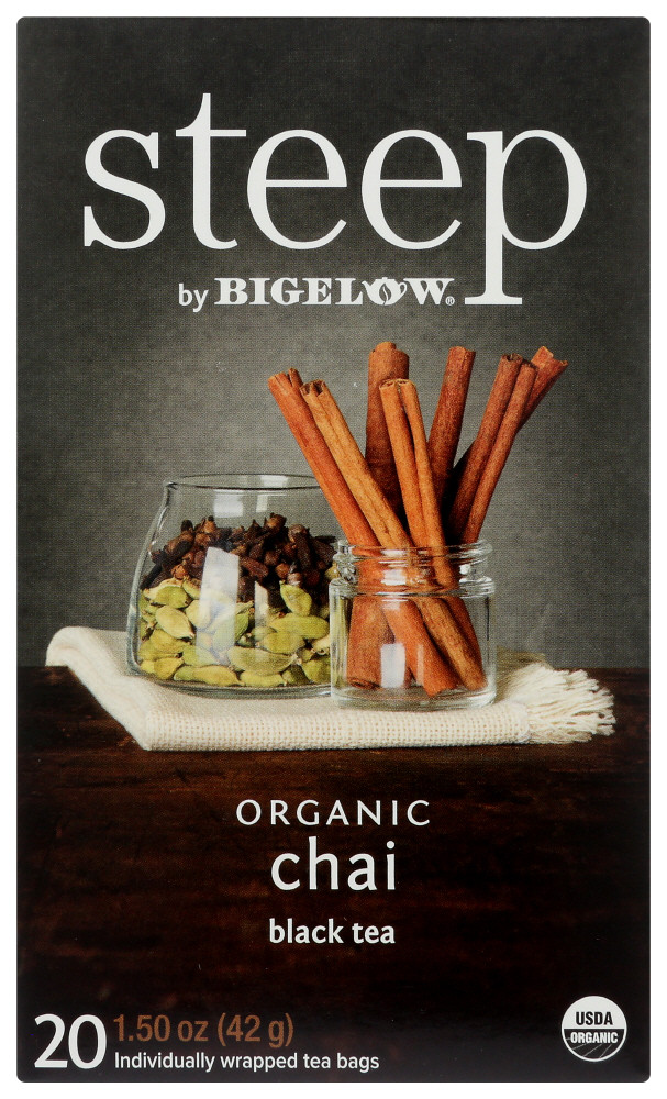 Bigelow Steep Organic Chai Black Tea (6x20 BAG )