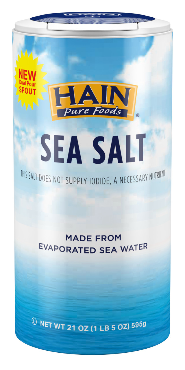 HAIN SEA SALT ( 8 X 21 OZ   )