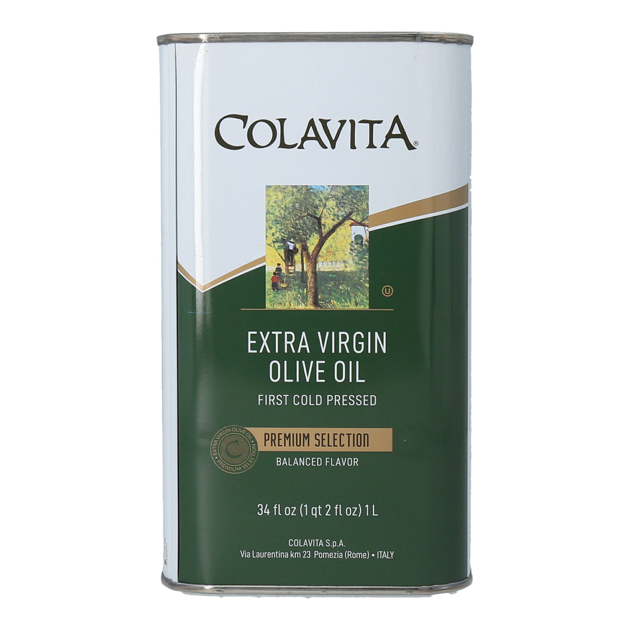 COL PREM EVOO TIN ( 12 X 34 OZ )