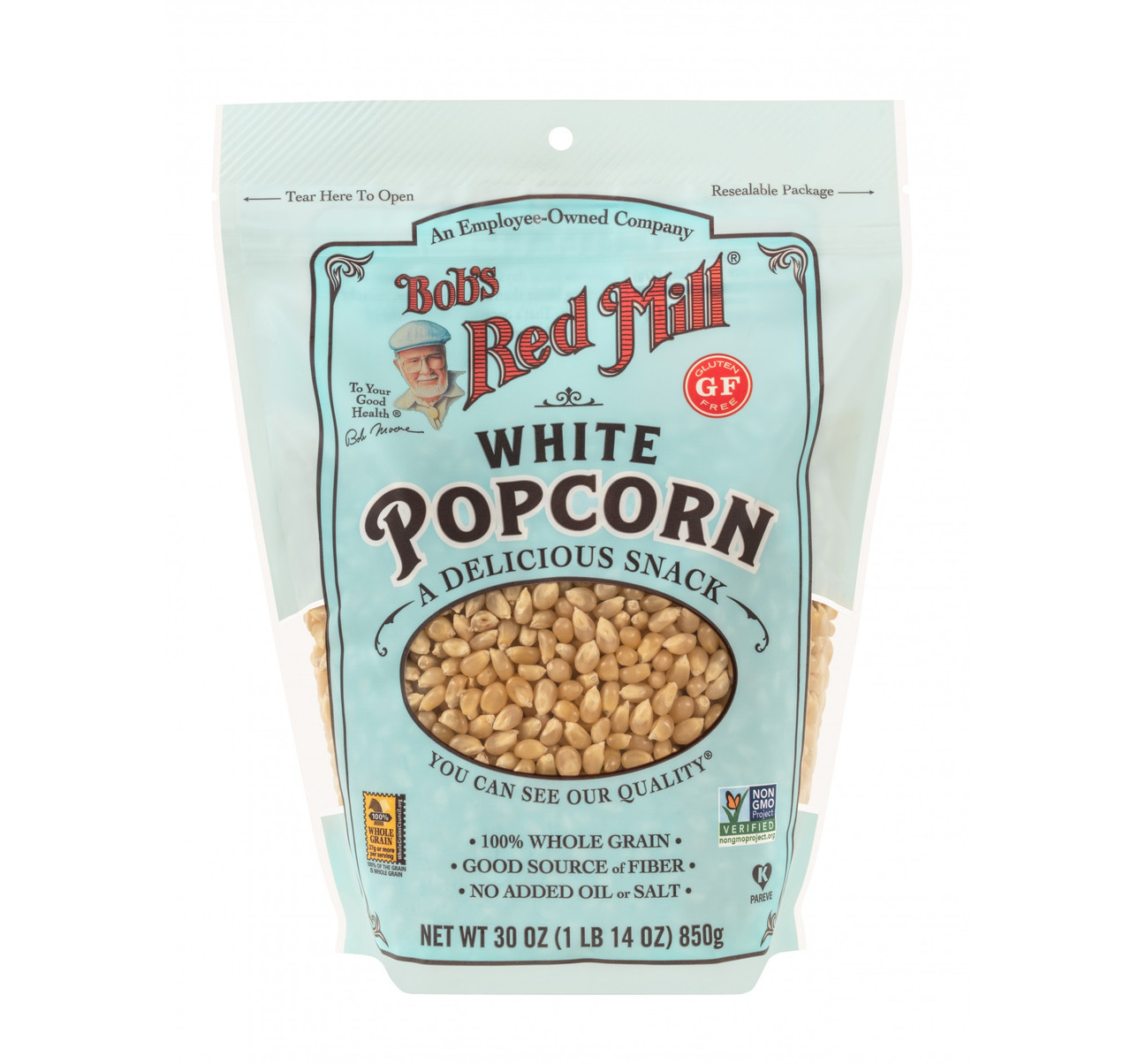 BOBS WHITE POPCORN ( 4 X 30 OZ   )