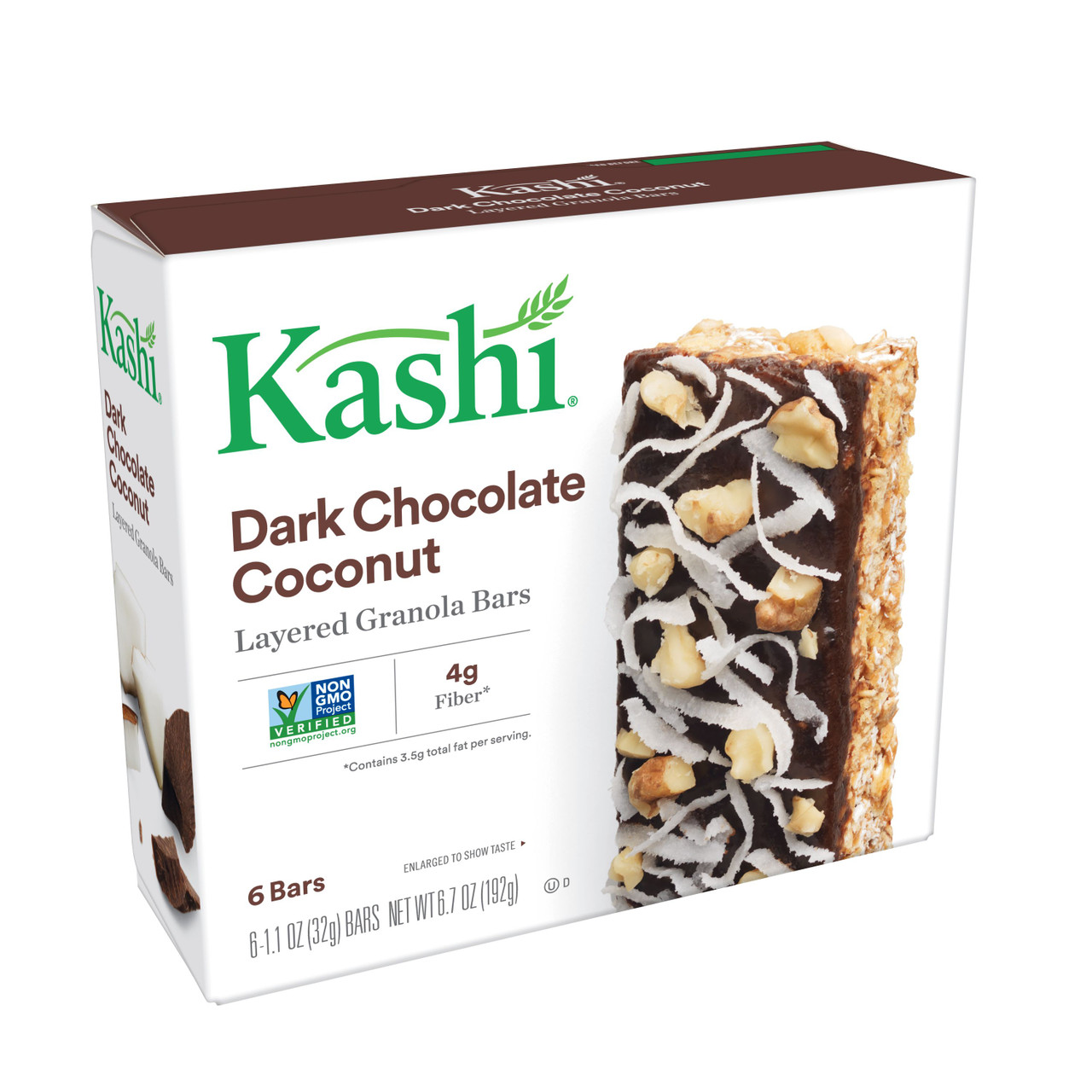 KASHI DARK CHOC/CNUT BAR ( 8 X 6.7 OZ )