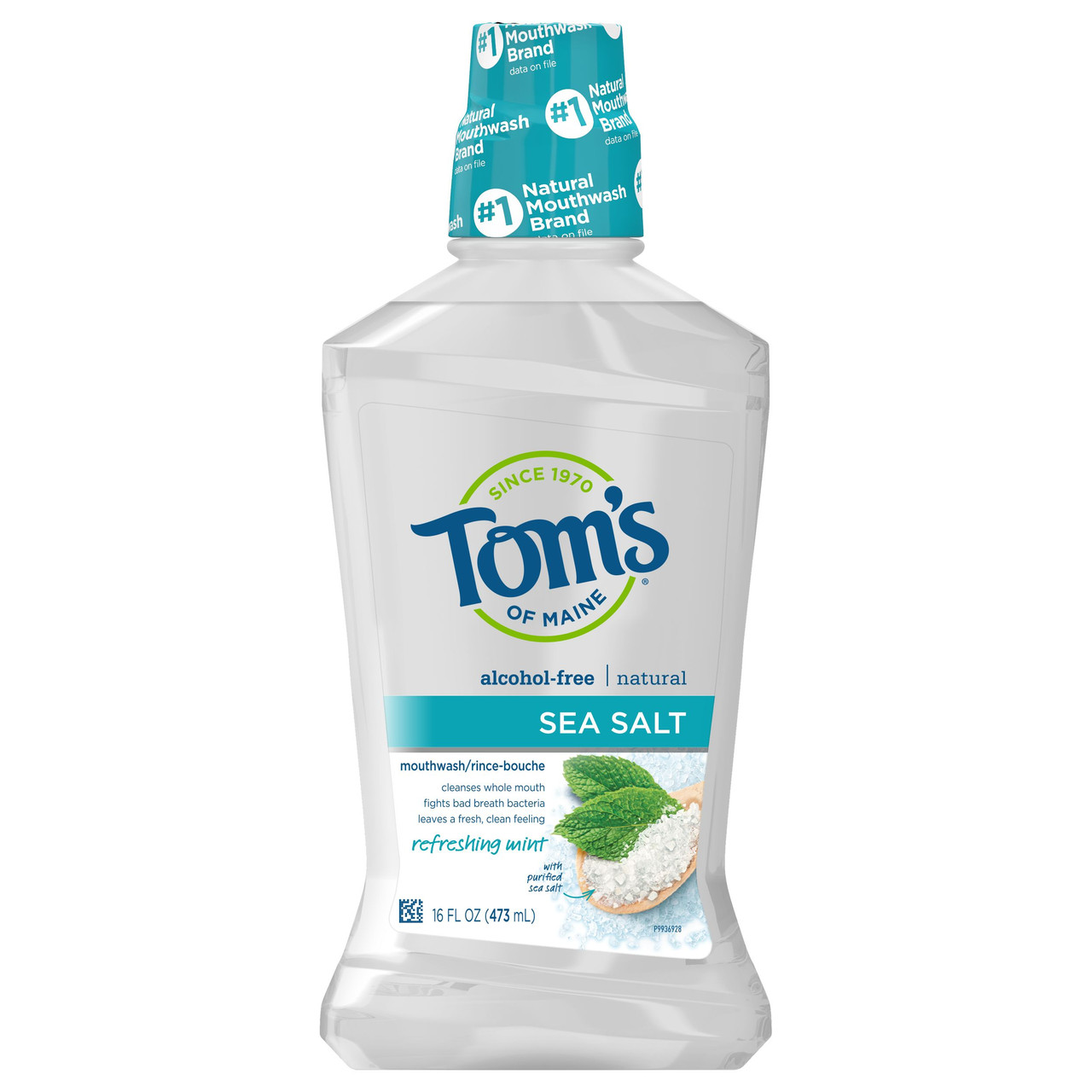 TOMS MINT SSALT MTHWSH ( 1 X 16 OZ )