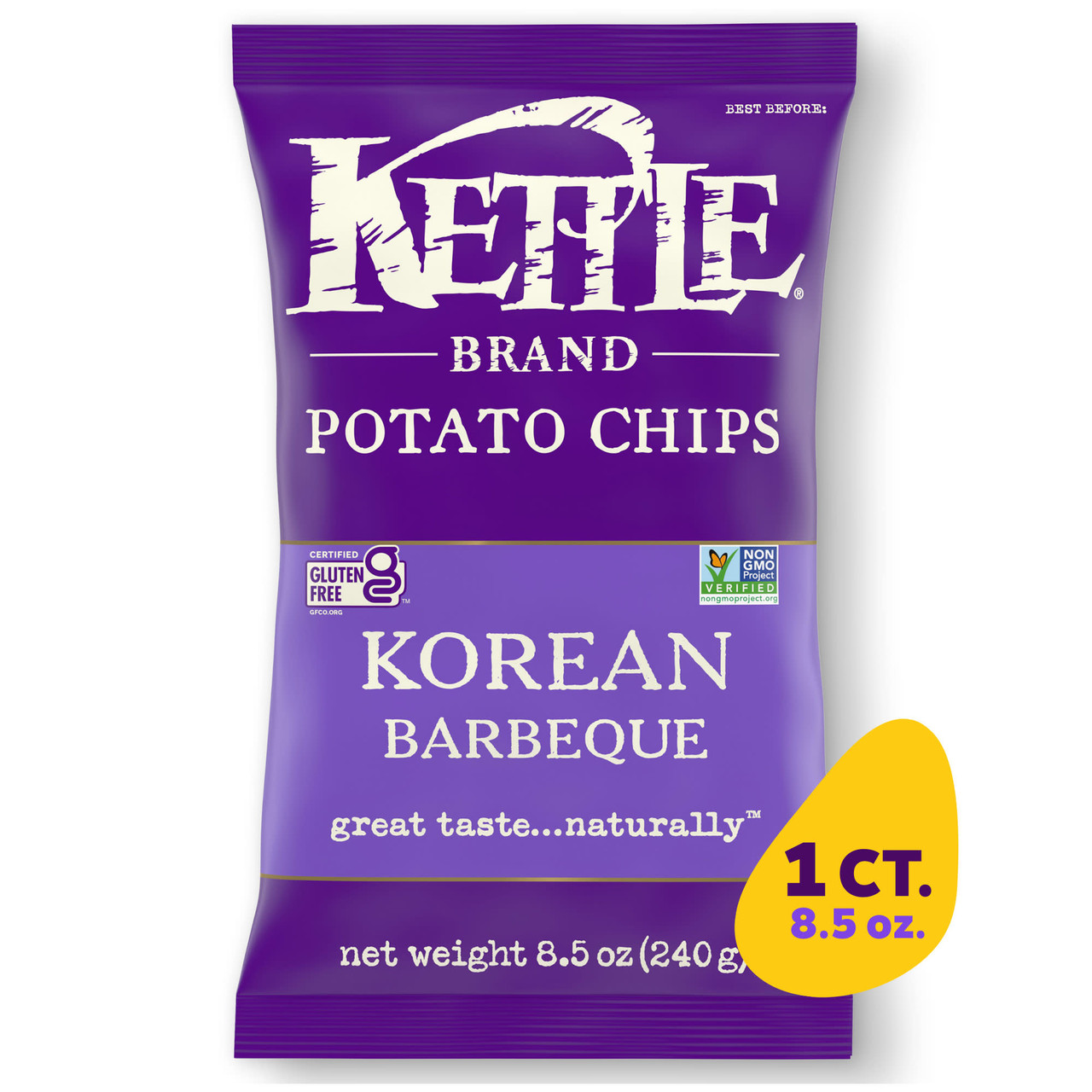 KETTLE KOREAN BBQ CHIPS ( 12 X 8.5 OZ   )