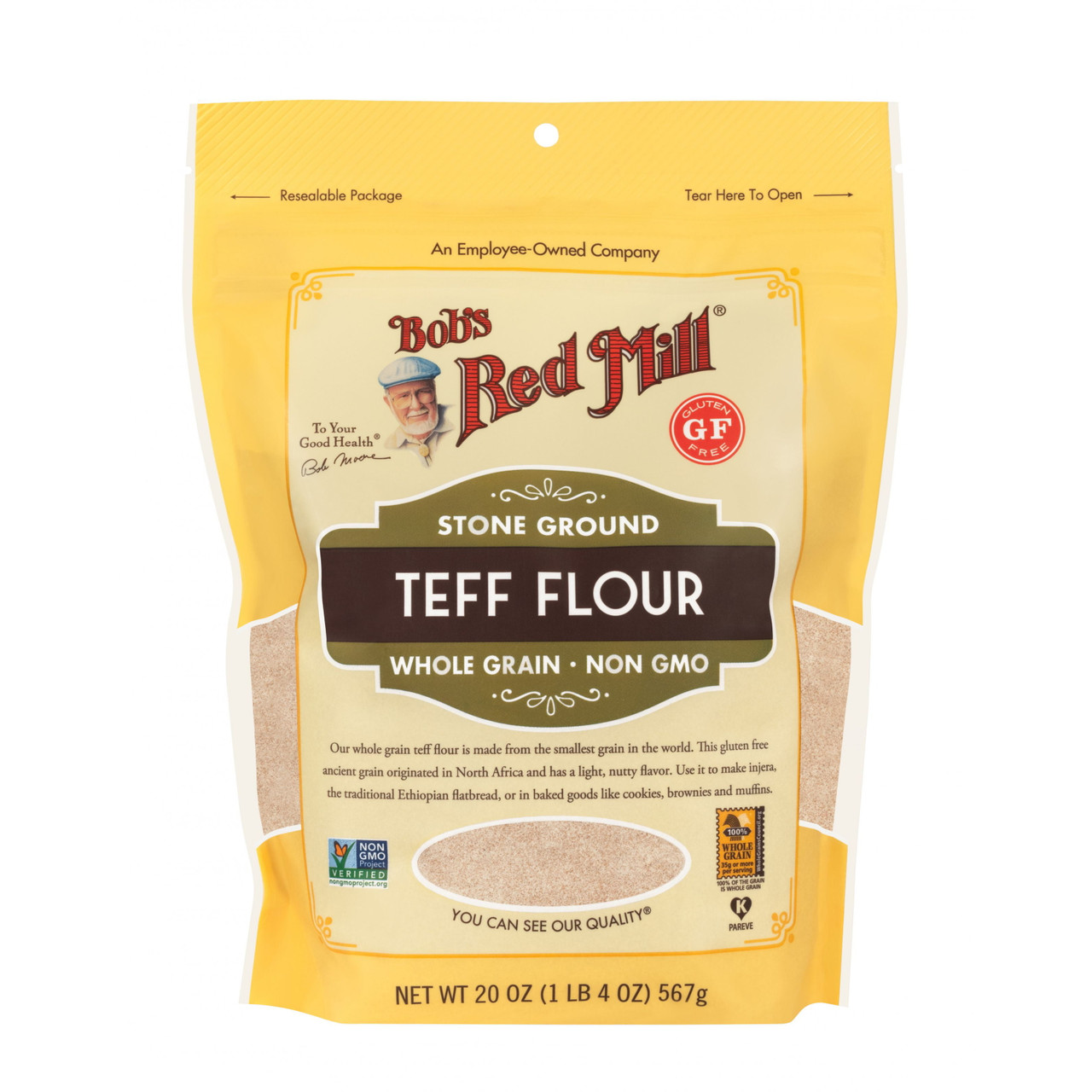 BOBS TEFF FLOUR ( 4 X 20 OZ   )