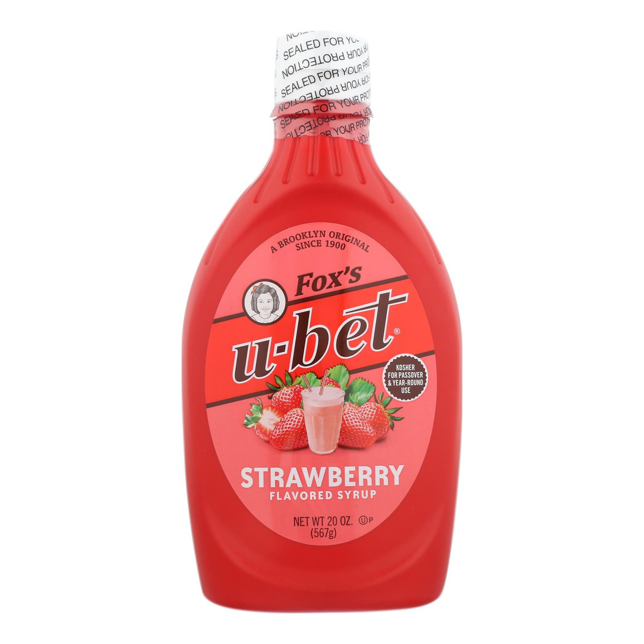 FOX U BET SYR STRAWBERRY ( 12 X 20 OZ   )