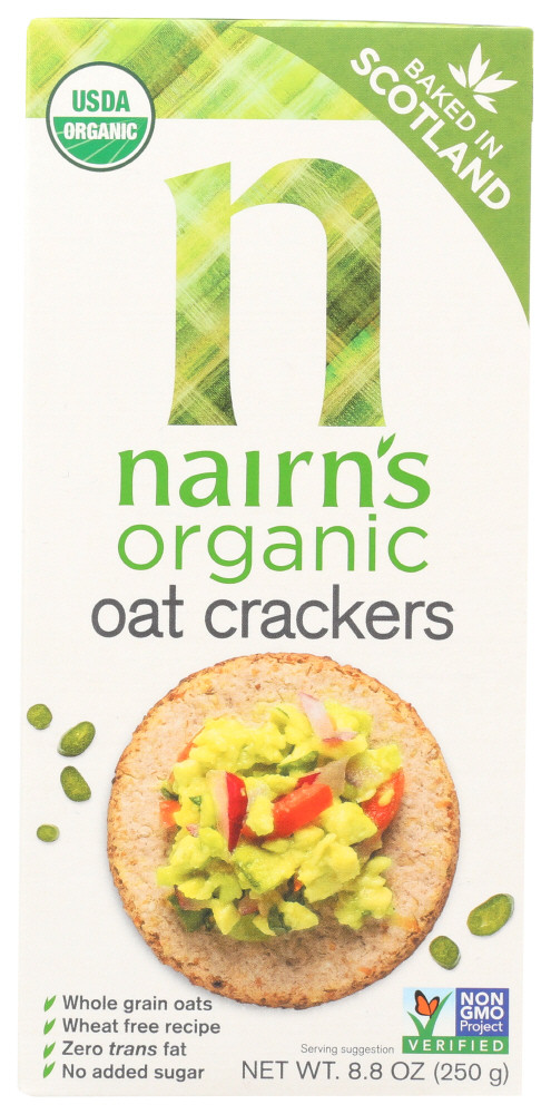 Nairn's Organic Oat Cake Crackers (12x8.8Oz)
