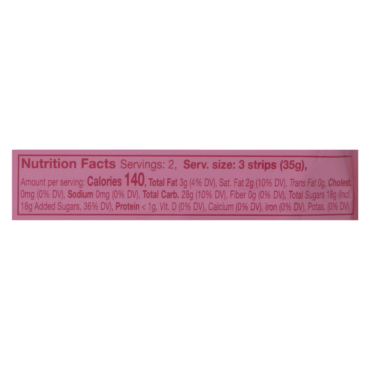 FRITT STRAWBERRY PACK ( 10 X 2.5 OZ   )