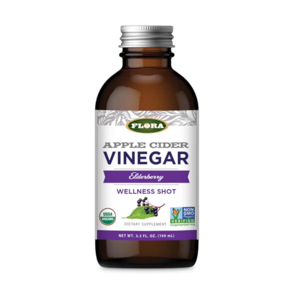 OG2 FLORA ACV ELDERBERRY ( 1 X 3.3 OZ )
