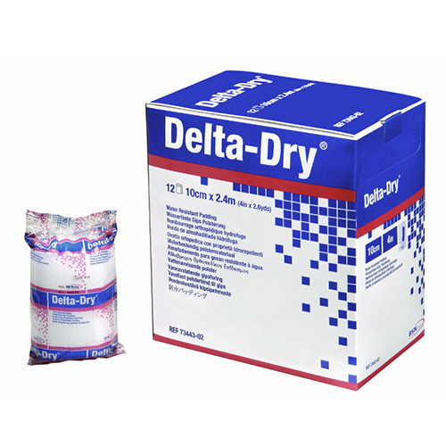 Delta-Dry waterproof cast padding, 4 inch x 2.6 yards, box of 12 rolls