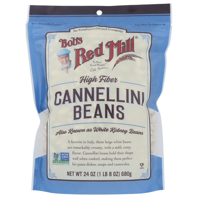 BOBS BEANS CANNELLINI ( 4 X 24 OZ   )