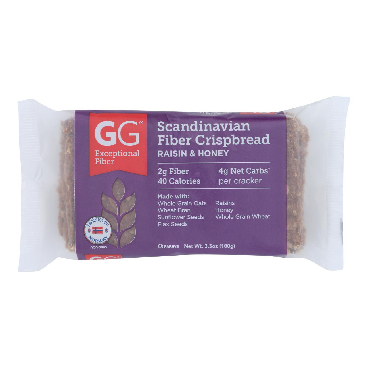 GG SCANDNV THINS RSN/HNY ( 15 X 3.5 OZ   )