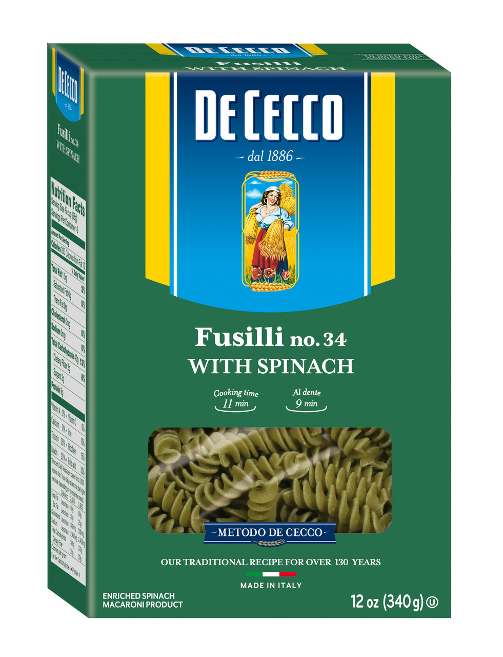 DECECCO PSTA SPIN FUSLLI ( 12 X 12 OZ )