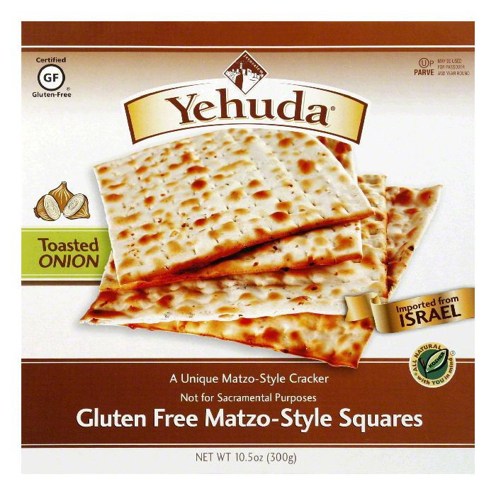 YEHUDA MATZO SQR ONION ( 12 X 10.5 OZ )