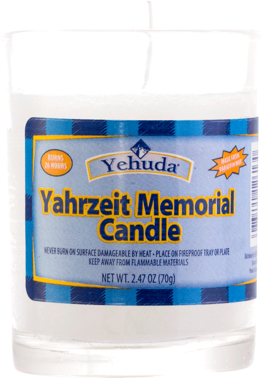 YEHUDA MEMORIAL CANDLE ( 24 X 1 EACH )