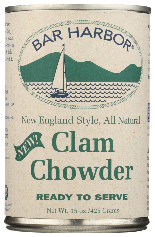 BHARBOR CLAM CHOWDER RTS ( 6 X 15 OZ )