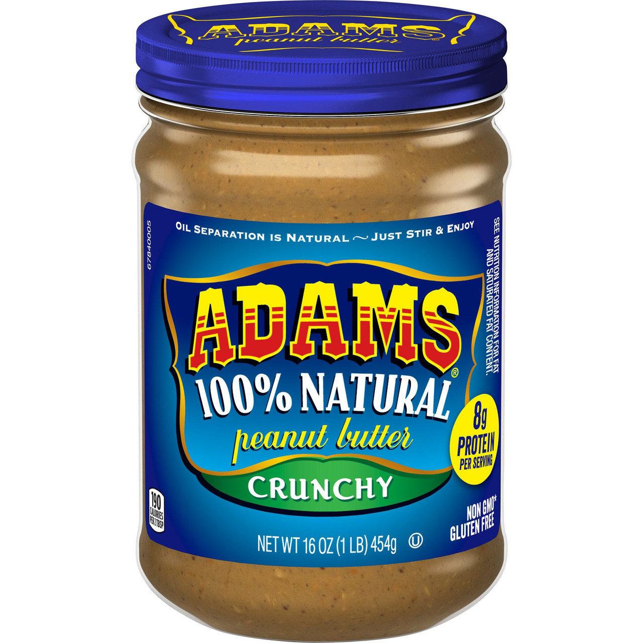 ADAMS CRNCHY NAT PB ( 12 X 16 OZ )