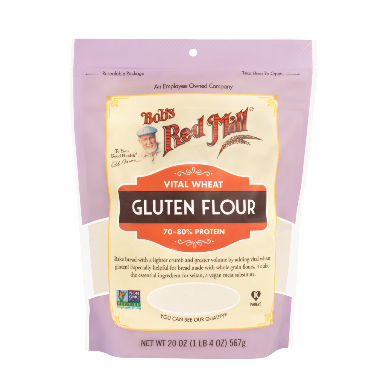 BOBS WHEAT GLUTEN ( 4 X 20 OZ   )