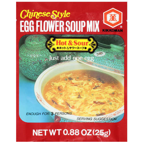 Kikkoman Egg Flower Soup Hot & Sour (12x0.88Oz)