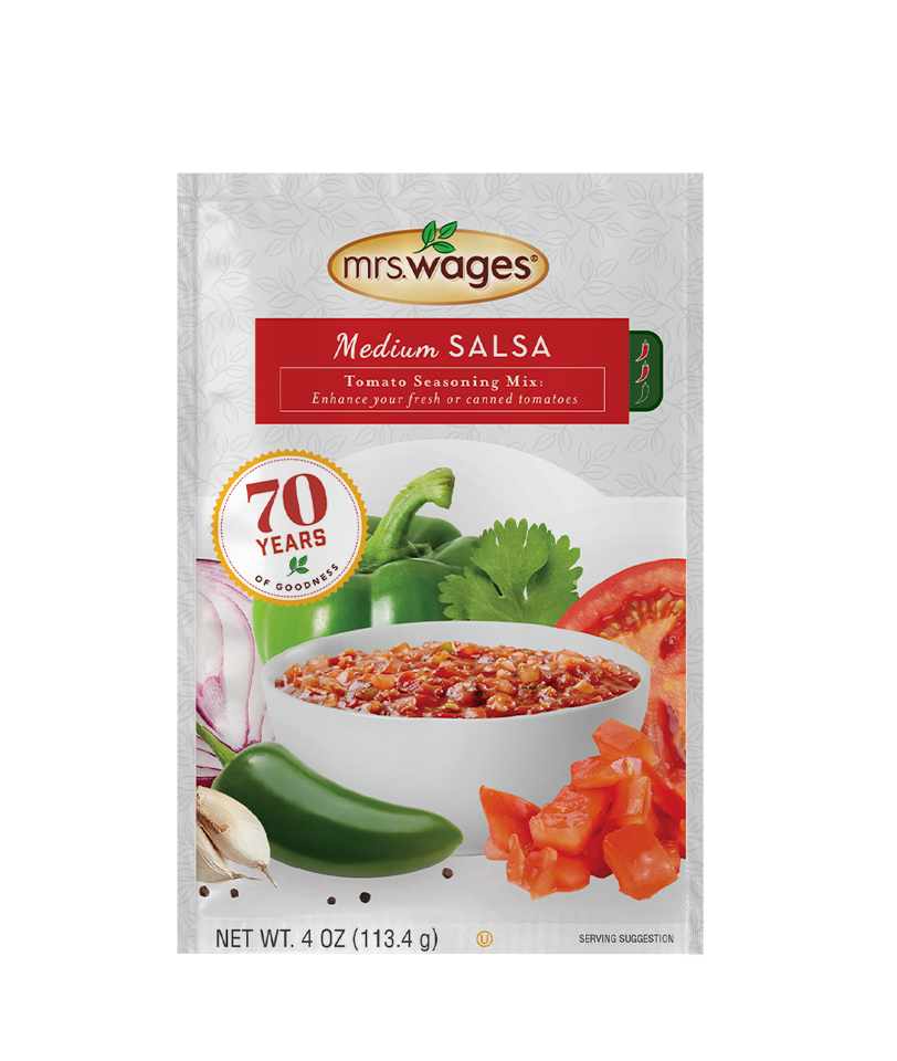 MRS WAGES MED SALSA MIX ( 12 X 4 OZ )