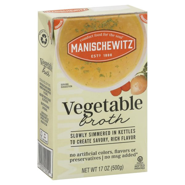 MANIS VEG BROTH ASEPTIC ( 12 X 17 OZ   )