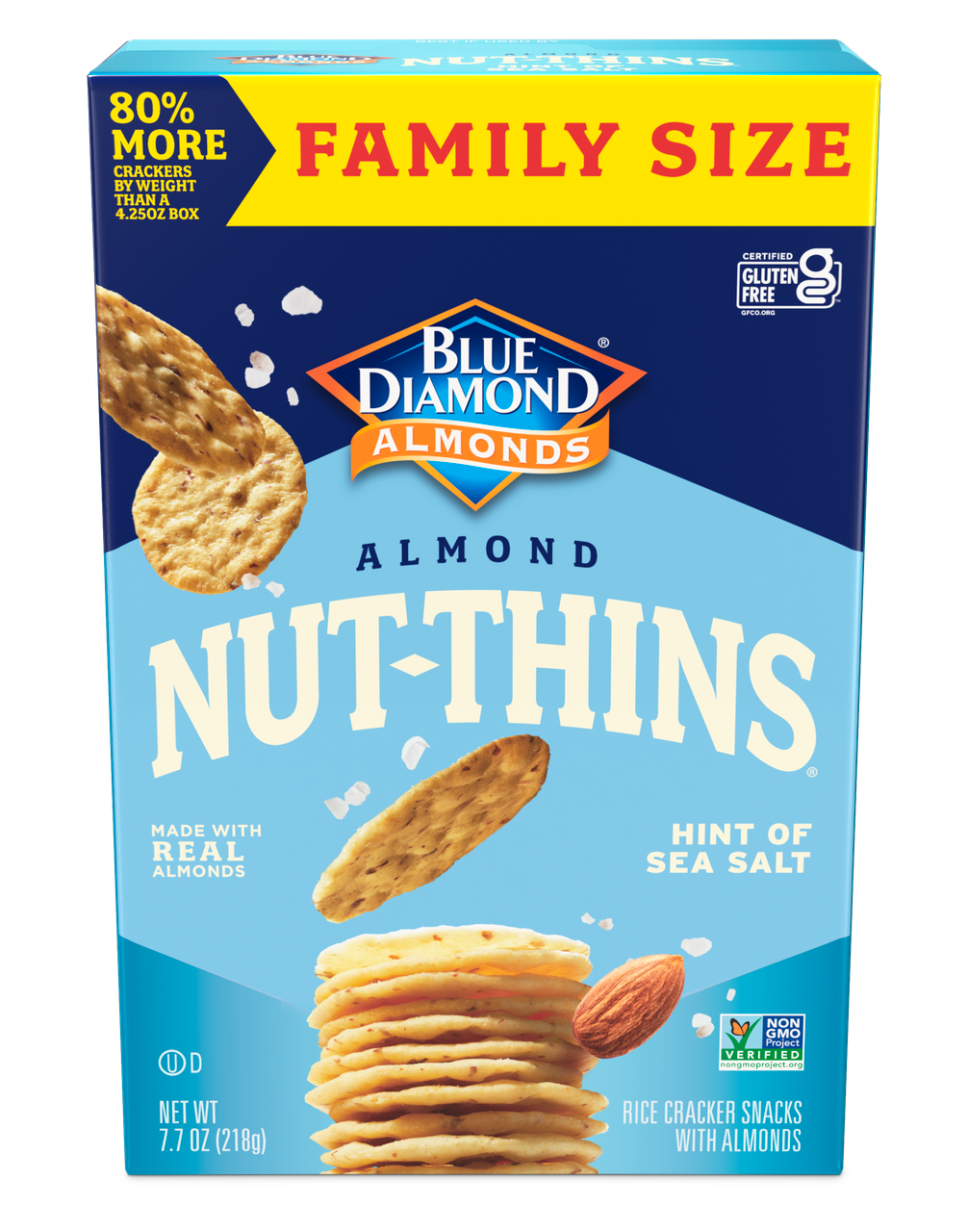 BL DMND NUT THIN SEA SLT ( 6 X 7.7 OZ   )
