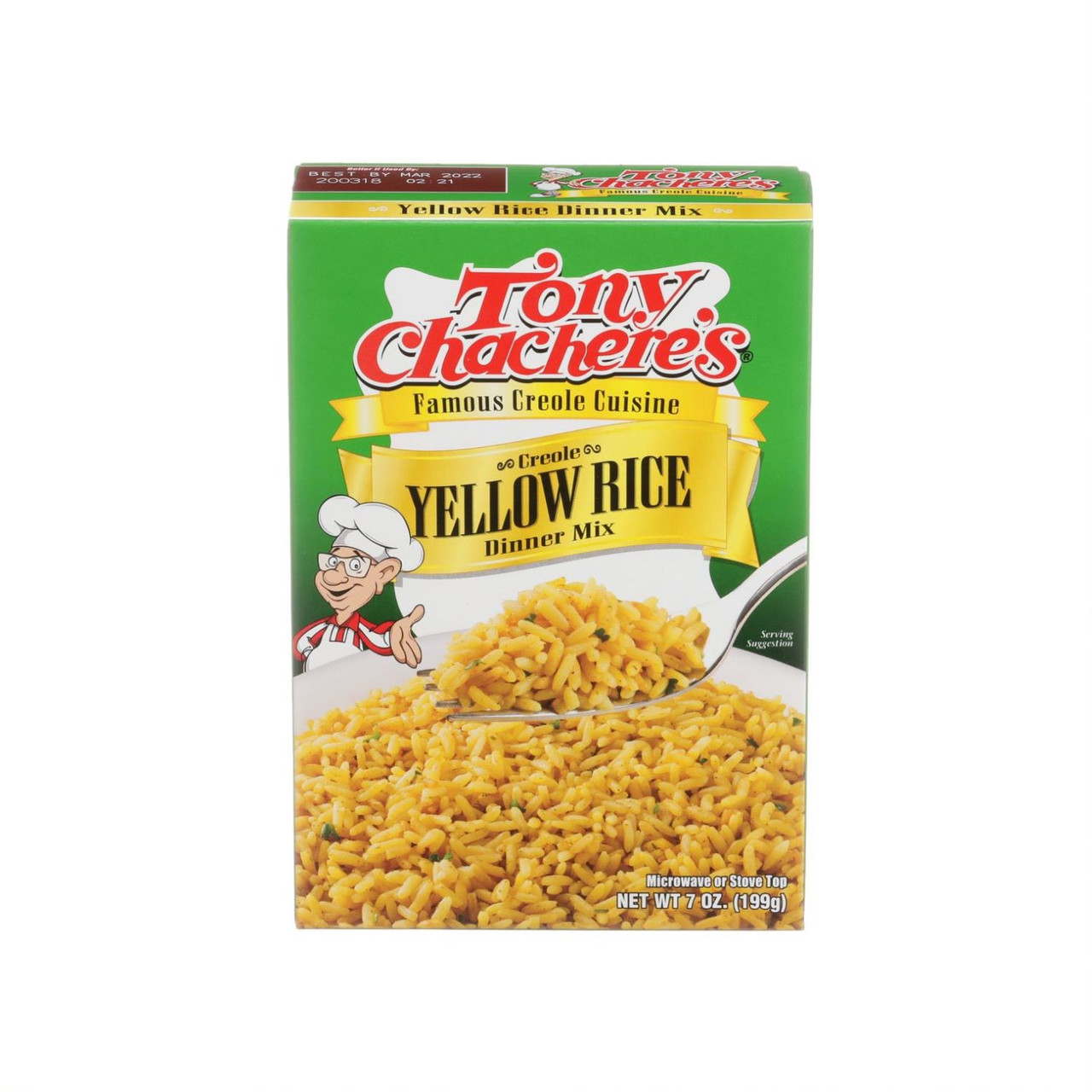Tony Chachere's Yellow Rice Mix (12x7 Oz)