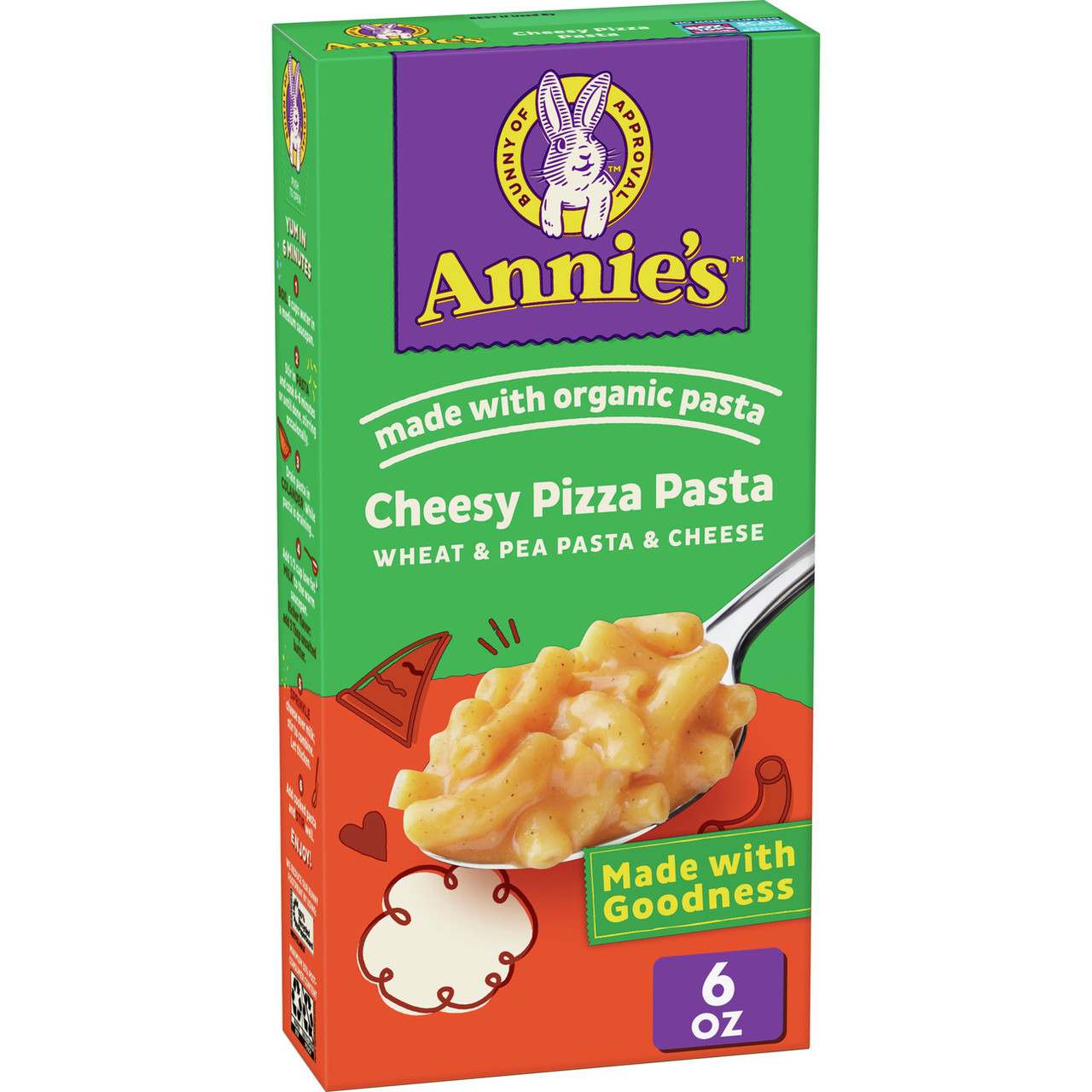 OG3 AH MAC WHT PEA PIZZA ( 12 X 6 OZ   )