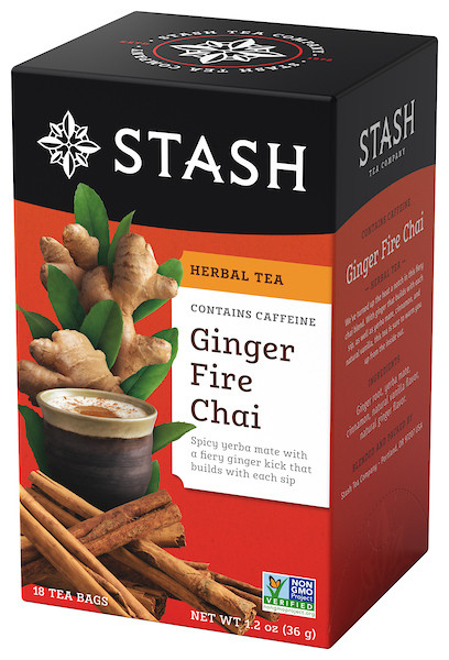 STASH GNGR FIRE CHAI TEA ( 6 X 18 BAG )