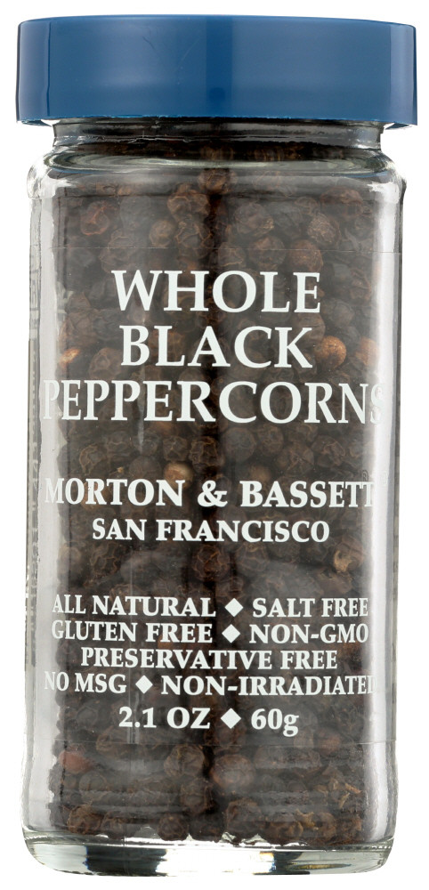Morton & Bassett Whole Black Pepper (3x2.1Oz)