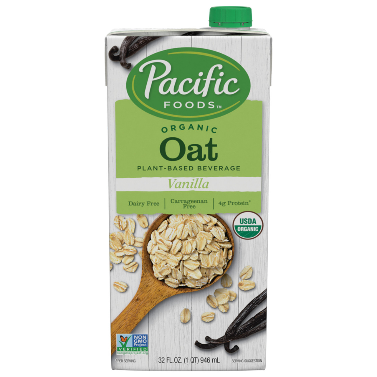 Pacific Natural Naturally Oat Vanilla Beverage (12x32 Oz)