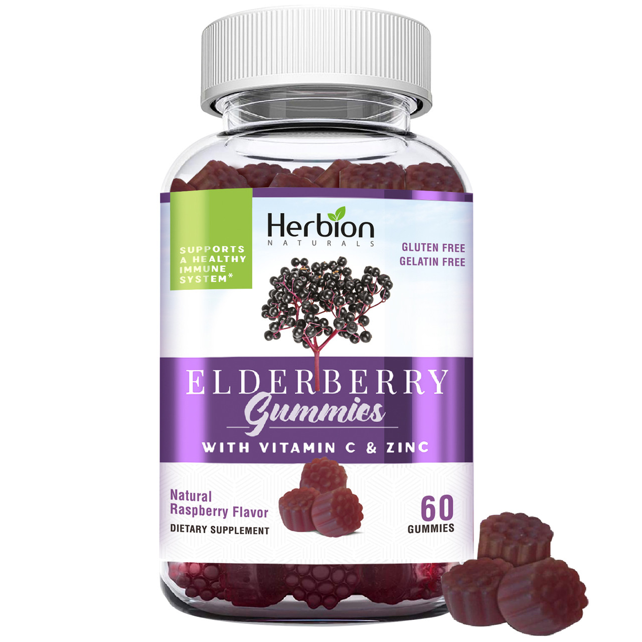 H.N. ELDERBERRY GUMMIES ( 1 X 60 CT )