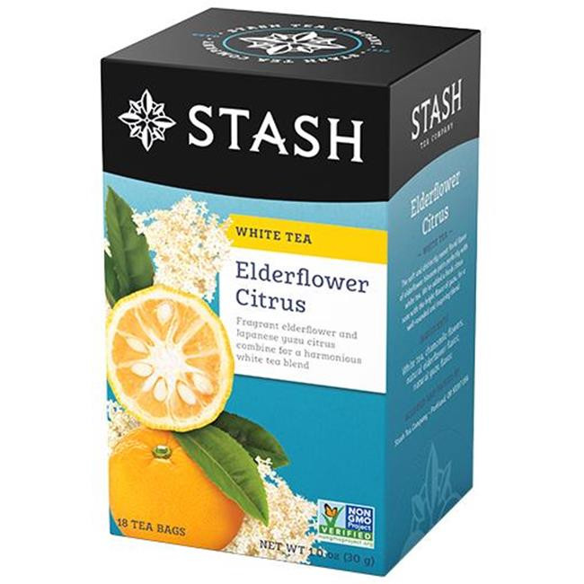 STASH ELDFLWR CIT WT TEA ( 6 X 18 BAG )