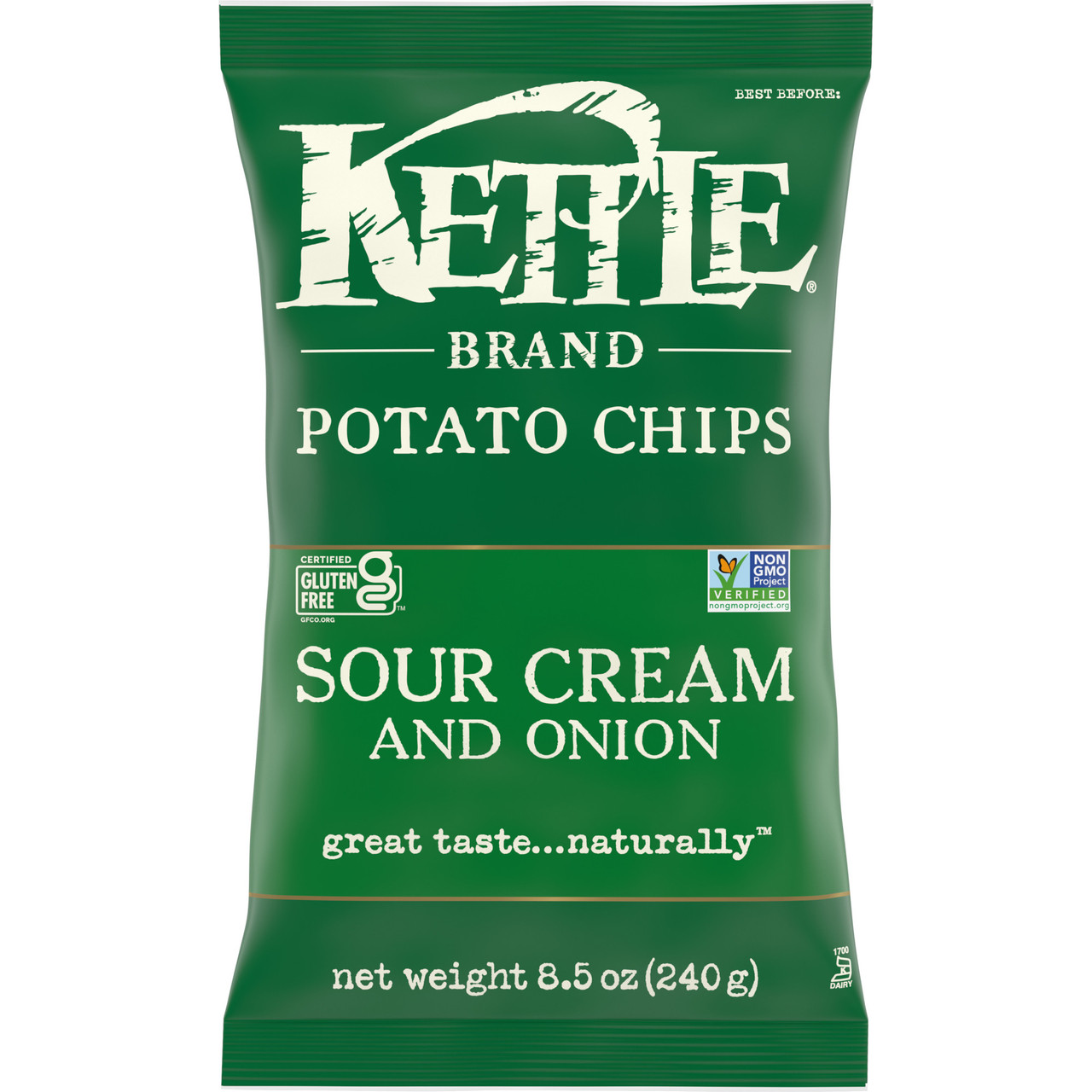 KETTLE CHIPS SR CREAM/ON ( 12 X 8.5 OZ   )