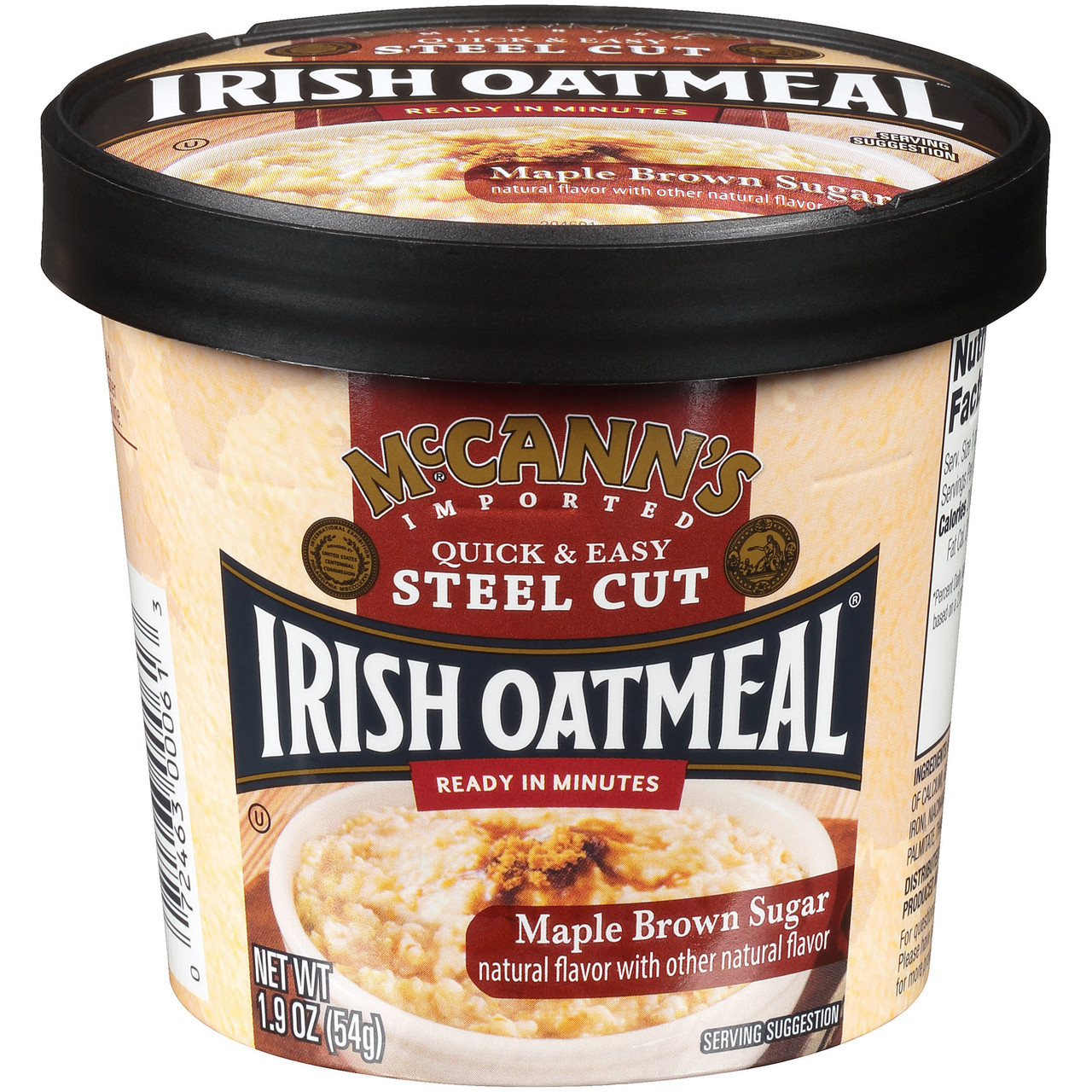 MCCANNS MPL BRN SGR CUP ( 12 X 1.9 OZ   )