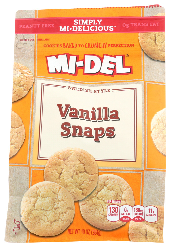MIDEL VANILLA SNAPS ( 8 X 10 OZ )