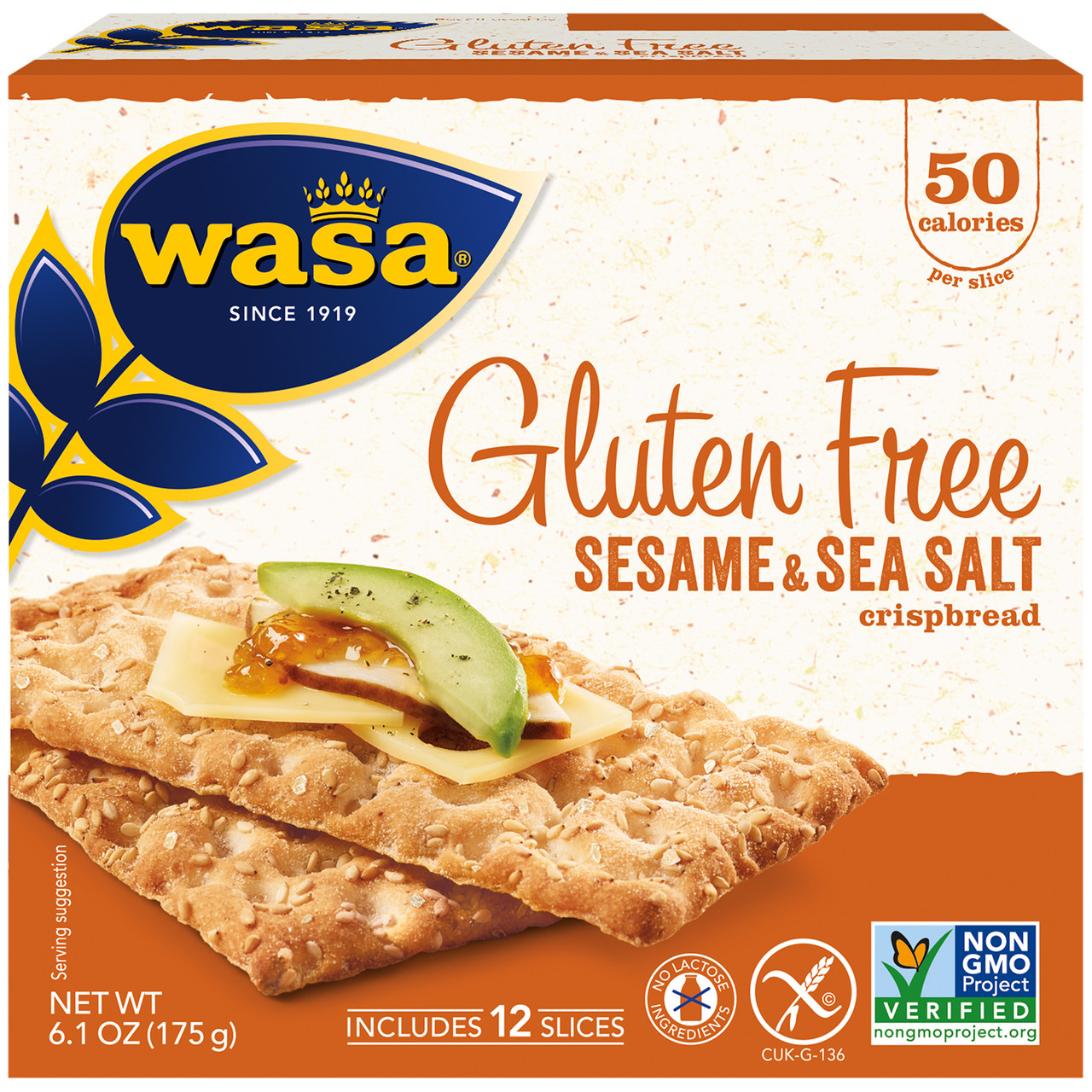 WASA SESAME SEA SALT GF ( 10 X 6.1 OZ )
