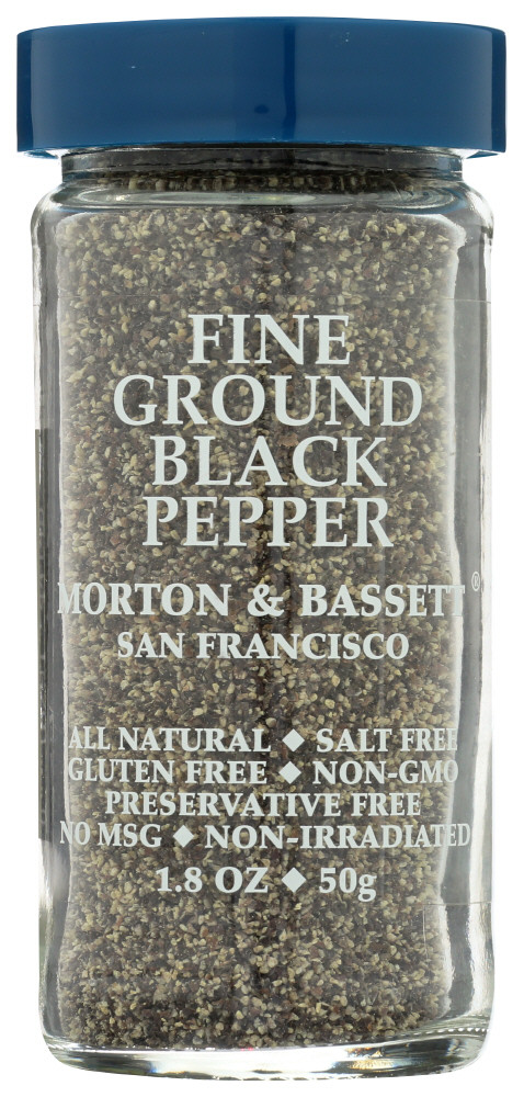 Morton & Bassett Fine Ground Black Pepper (3x1.8Oz)
