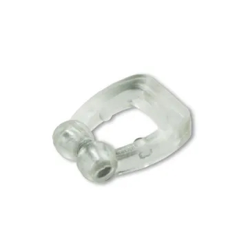 Anti-snoring nose clip close-up view